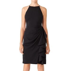 Badgley Mischka
Black Ruffle Sheath